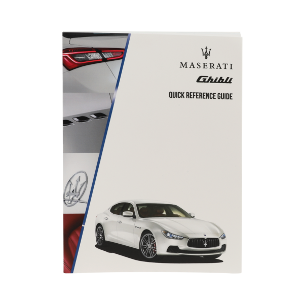 Maserati Car Quick Reference Guide Eng 910041250 copy